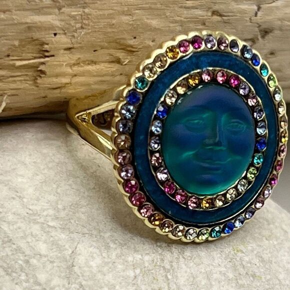 Kirks Folly Seaview Moon Rainbow Bridge Ring Size 7 - Picture 6 of 12